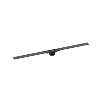 CAPAC CLEANLINE30, NEGRU/OTEL INOXIDABIL LUSTRUIT, L = 30-110CM, 154.502.TE.1